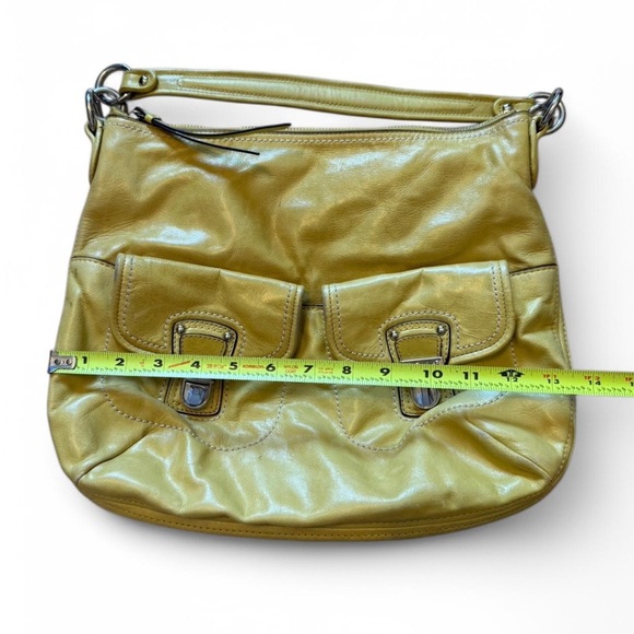 VINTAGE Y2K Mustard Yellow Coach Tote - Picture 3 of 6